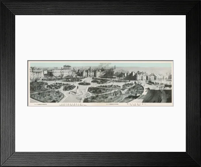 Framed Print : Panorama of the Main Square - Dalian Framed Print : Panorama of the Main Square - Dalian