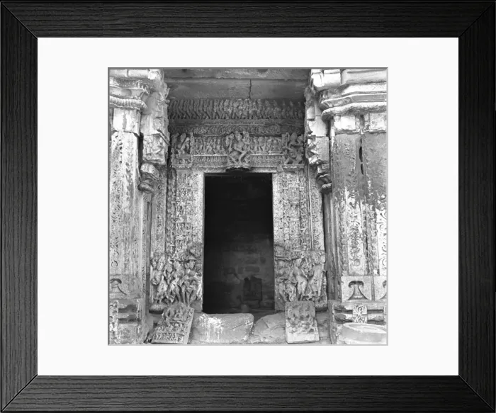 Framed Print : Detail of Ruins - Khajuraho Temples - India Framed Print : Detail of Ruins - Khajuraho Temples - India