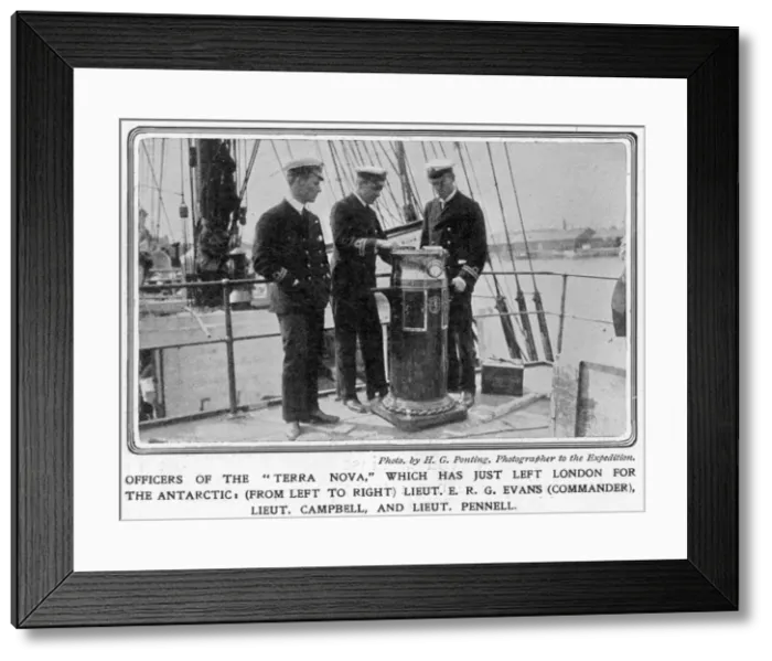 Framed Print : Officers of the Terra Nova Framed Print : Officers of the Terra Nova