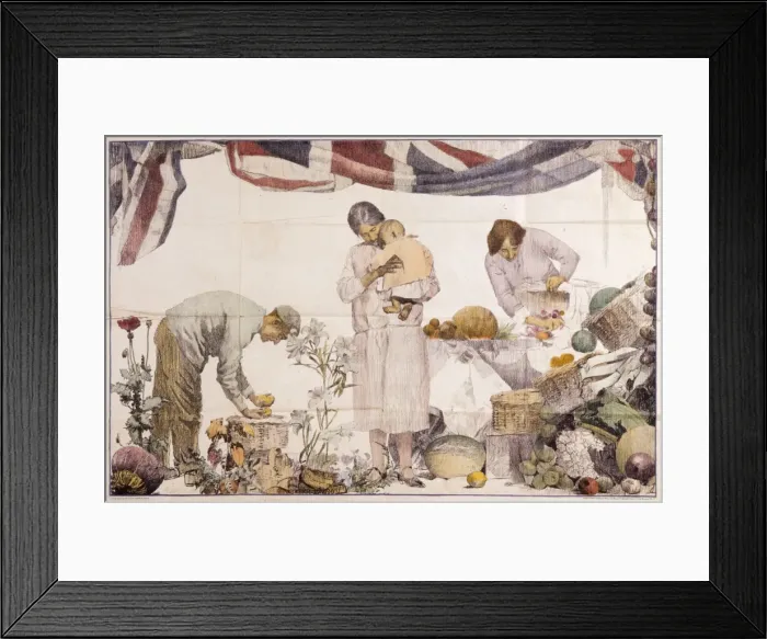 Framed Print : Produce from around the Empire Framed Print : Produce from around the Empire