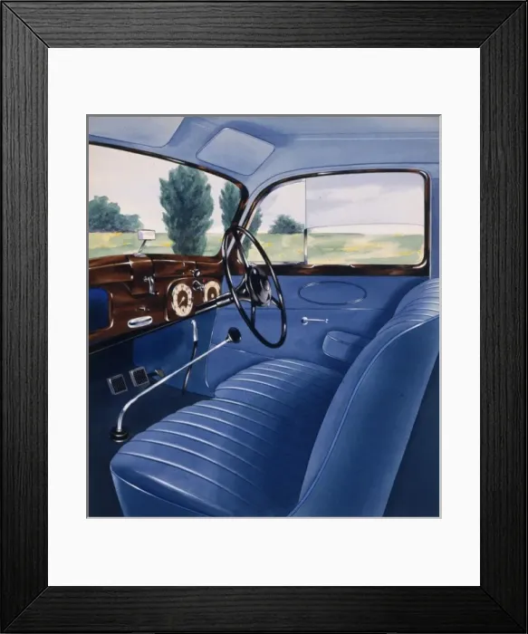 Framed Print : Car interior Framed Print : Car interior