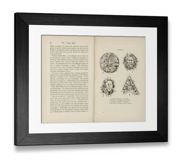 Framed Print : The Green Man in Church Architecture Framed Print : The Green Man in Church Architecture