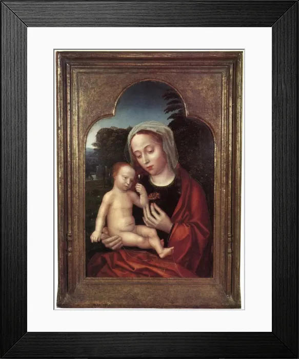 Framed Print : Madonna and Child by Adriaen Isenbrant Framed Print : Madonna and Child by Adriaen Isenbrant