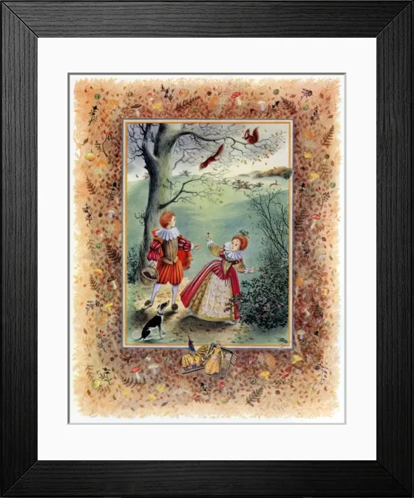 Framed Print : Autumn painted by Pauline Baynes Framed Print : Autumn painted by Pauline Baynes