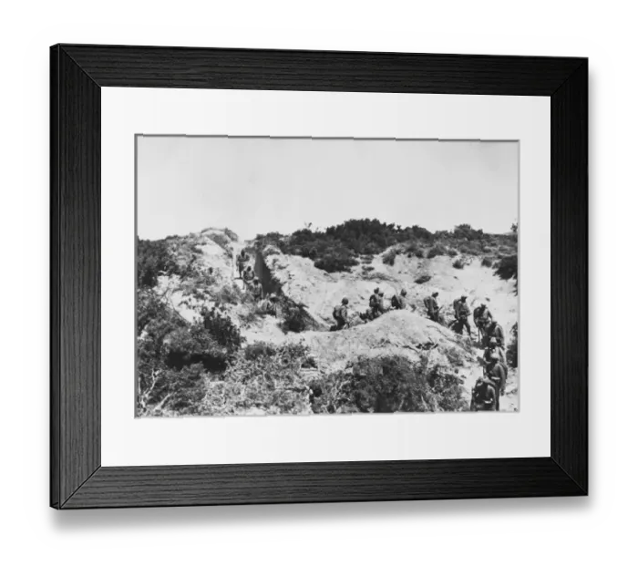 Framed Print : Turkish Trenches WWI Framed Print : Turkish Trenches WWI