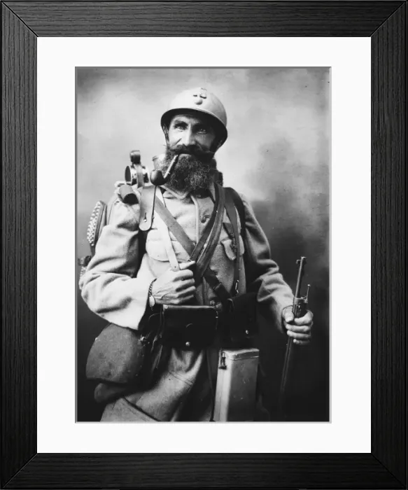 Framed Print : French soldier WWI Framed Print : French soldier WWI