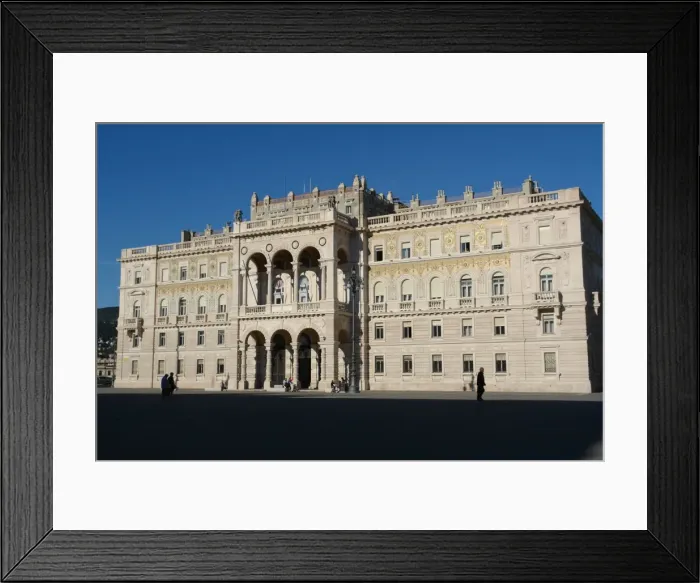 Framed Print : Government building, Trieste, Italy Framed Print : Government building, Trieste, Italy