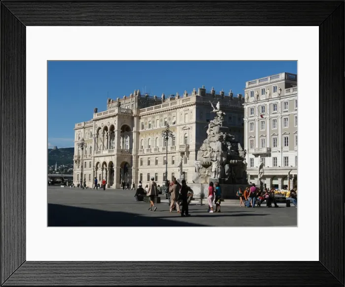 Framed Print : Government building, Trieste, Italy Framed Print : Government building, Trieste, Italy