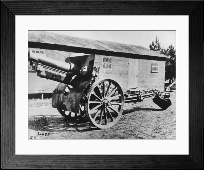 Framed Print : French artillery WWI Framed Print : French artillery WWI