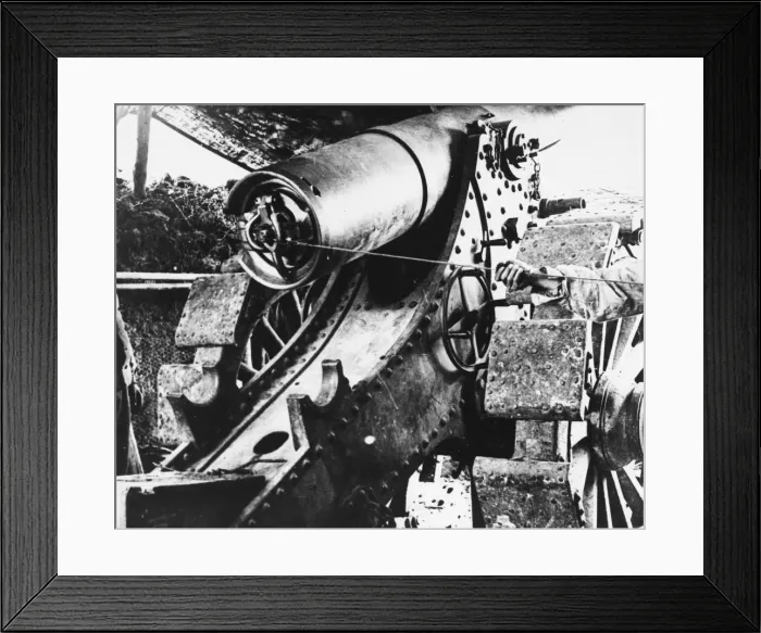 Framed Print : French artillery WWI Framed Print : French artillery WWI