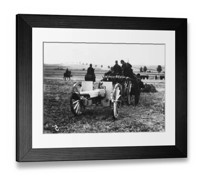 Framed Print : French artillery WWI Framed Print : French artillery WWI