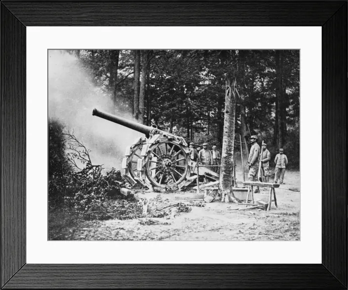 Framed Print : French artillery WWI Framed Print : French artillery WWI