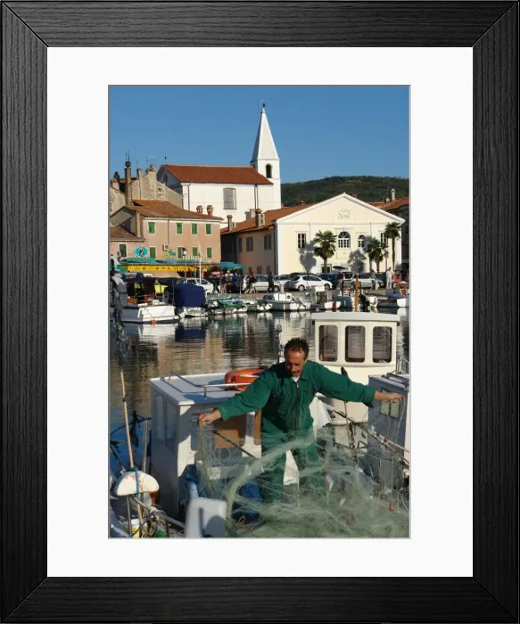 Framed Print : Port of Izola, Slovenia Framed Print : Port of Izola, Slovenia