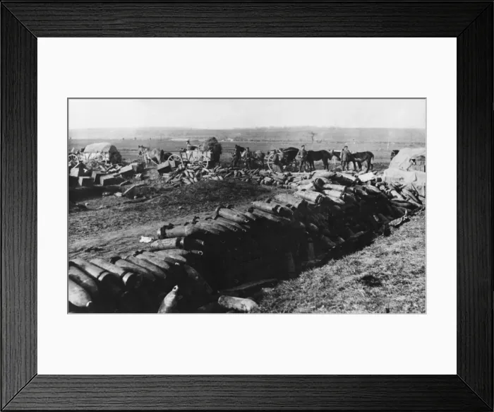 Framed Print : French ammunition WWI Framed Print : French ammunition WWI