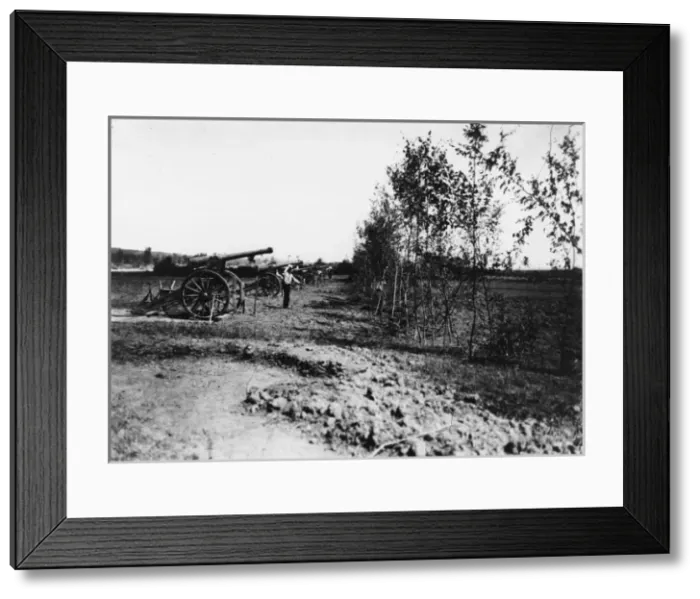 Framed Print : French artillery WWI Framed Print : French artillery WWI