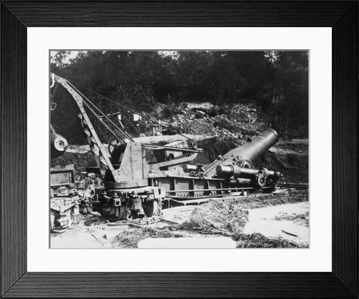 Framed Print : French artillery WWI Framed Print : French artillery WWI
