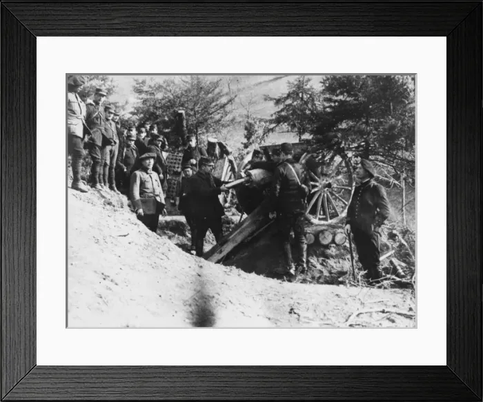 Framed Print : French artillery WWI Framed Print : French artillery WWI