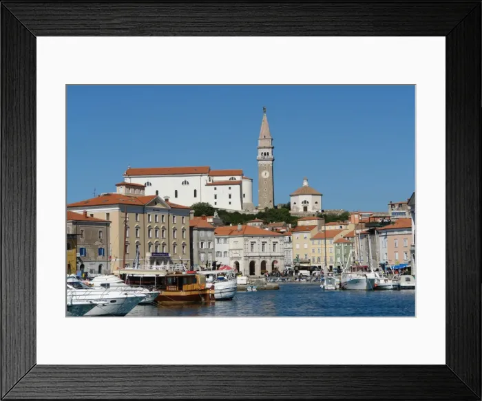 Framed Print : Port of Piran, Slovenia Framed Print : Port of Piran, Slovenia