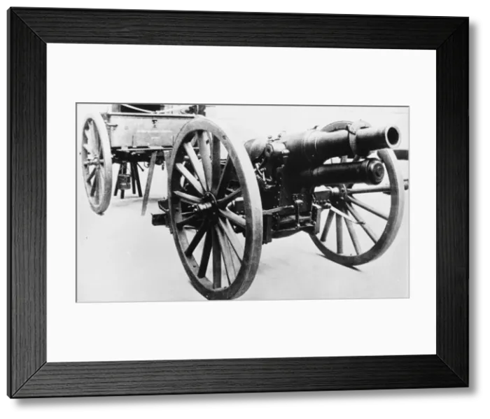 Framed Print : French artillery WWI Framed Print : French artillery WWI