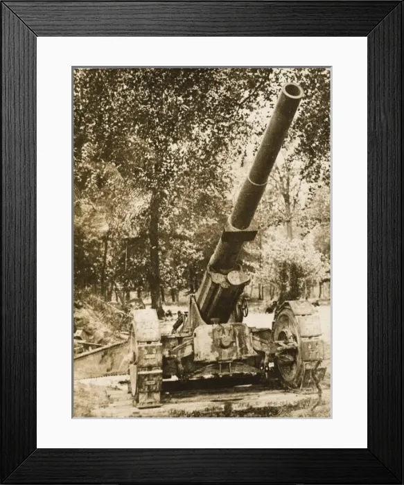 Framed Print : French Artillery WWI Framed Print : French Artillery WWI
