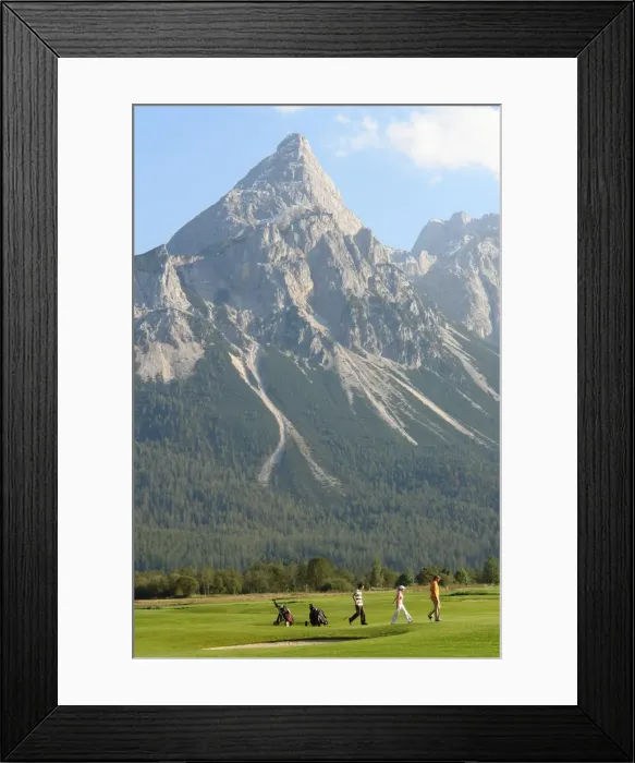 Framed Print : Sonnenspitze Mountain, Ehrwald, Austria Framed Print : Sonnenspitze Mountain, Ehrwald, Austria