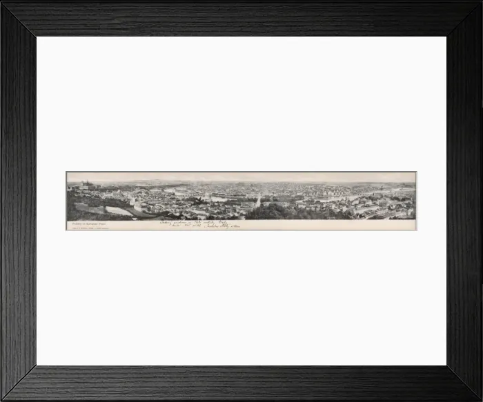 Framed Print : Panoramic View of Prague - Czech Republic Framed Print : Panoramic View of Prague - Czech Republic