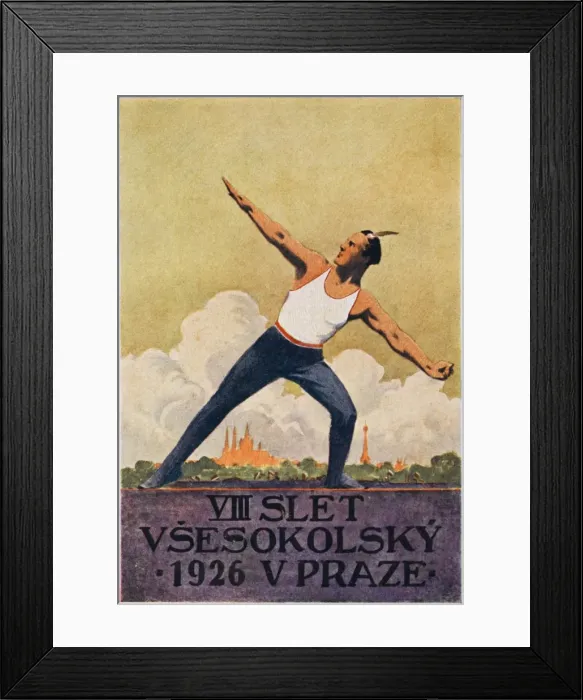 Framed Print : Czech Republic - 8th All Sokol Rally in Prague Framed Print : Czech Republic - 8th All Sokol Rally in Prague