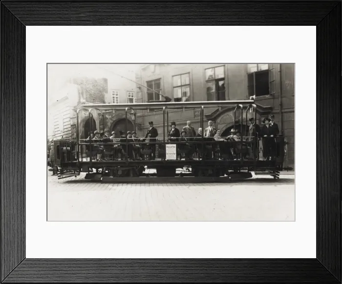Framed Print : Tour Tram, Prague Framed Print : Tour Tram, Prague