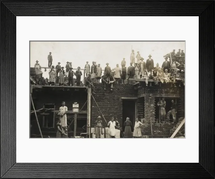Framed Print : Building project in Czechoslovakia Framed Print : Building project in Czechoslovakia