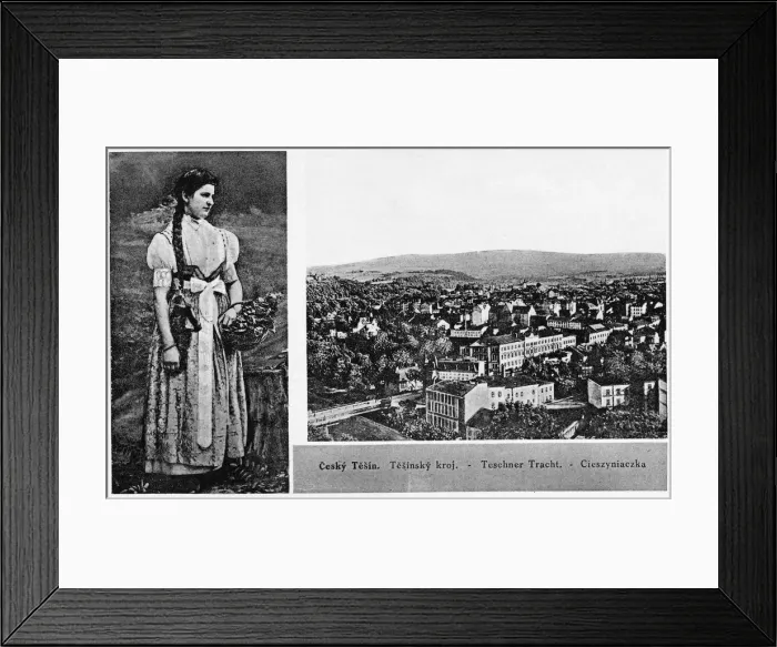 Framed Print : Girl in traditional Czech Costume / Cesky Tesin Framed Print : Girl in traditional Czech Costume / Cesky Tesin
