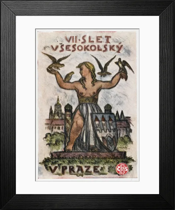 Framed Print : Czech Republic - 7th All Sokol Rally in Prague Framed Print : Czech Republic - 7th All Sokol Rally in Prague