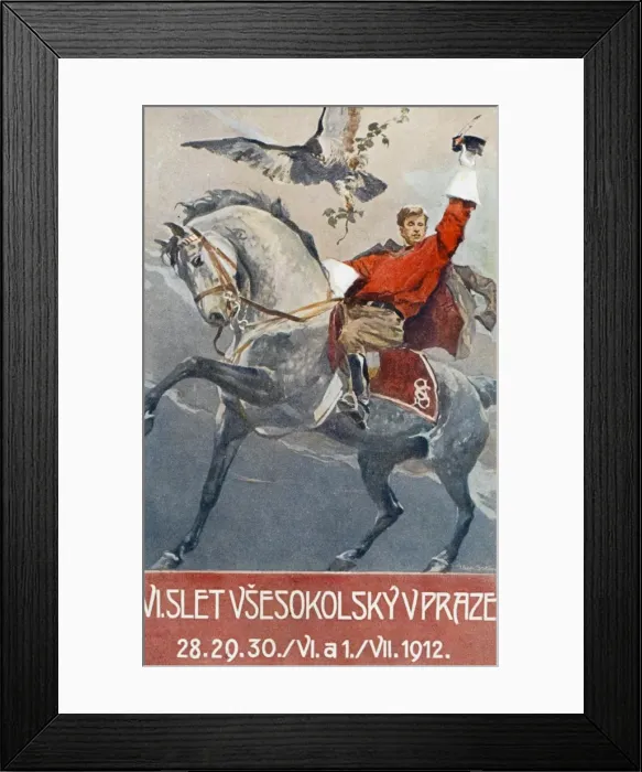 Framed Print : Czech Republic - 6th All Sokol Rally in Prague Framed Print : Czech Republic - 6th All Sokol Rally in Prague