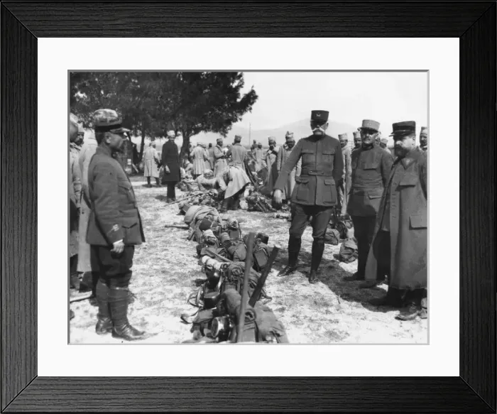 Framed Print : Serbian troops WWI Framed Print : Serbian troops WWI