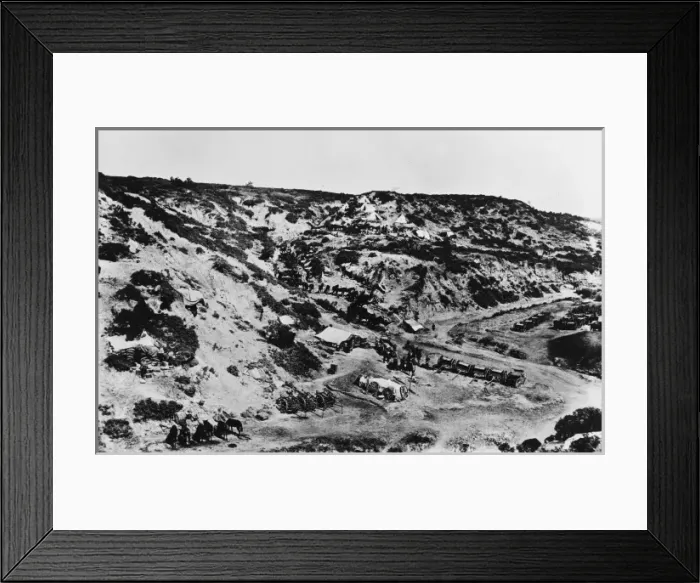 Framed Print : V Beach at Gallipoli WWI Framed Print : V Beach at Gallipoli WWI