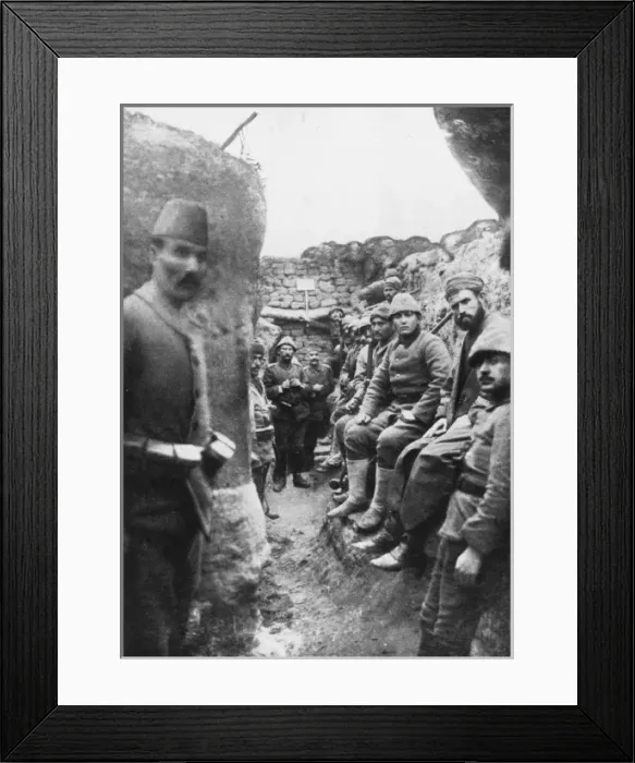 Framed Print : Turkish troops WWI Framed Print : Turkish troops WWI