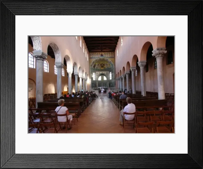 Framed Print : Interior, Euphrasius Basilica, Porec, Croatia Framed Print : Interior, Euphrasius Basilica, Porec, Croatia