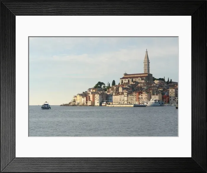 Framed Print : Distant view of Rovinj, Croatia Framed Print : Distant view of Rovinj, Croatia