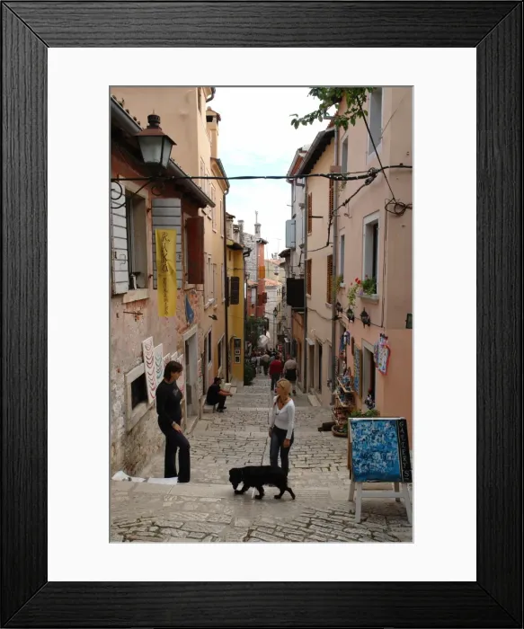 Framed Print : Part of the old town, Rovinj, Croatia Framed Print : Part of the old town, Rovinj, Croatia