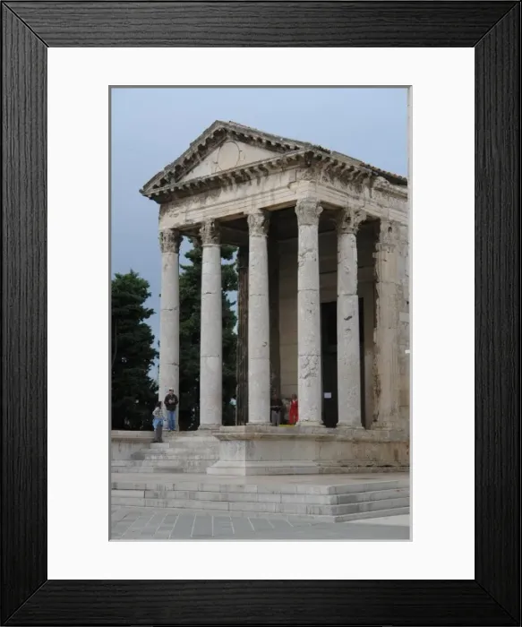 Framed Print : Temple of Augustus, Pula, Croatia Framed Print : Temple of Augustus, Pula, Croatia