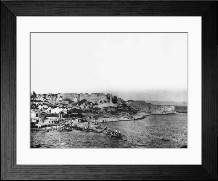 Framed Print : V Beach at Gallipoli WWI Framed Print : V Beach at Gallipoli WWI