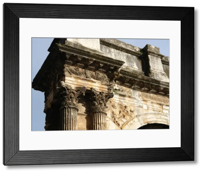 Framed Print : Triumphal arch of the Sergii, Pula, Croatia Framed Print : Triumphal arch of the Sergii, Pula, Croatia
