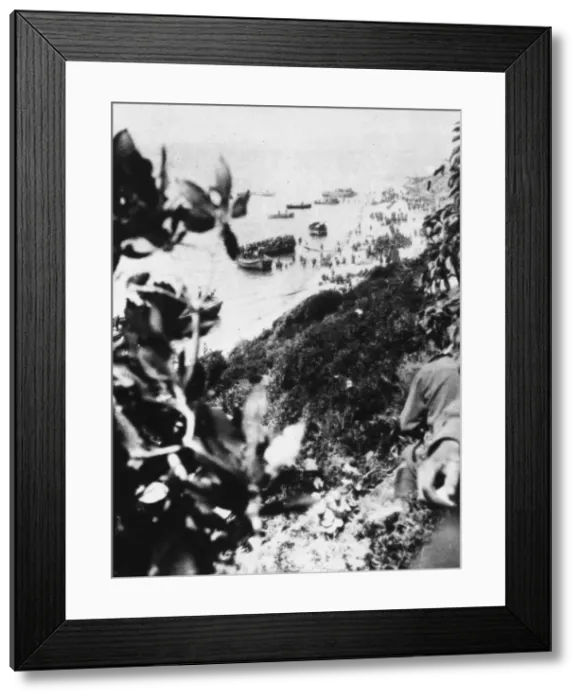 Framed Print : Australian landing at Gallipoli WWI Framed Print : Australian landing at Gallipoli WWI
