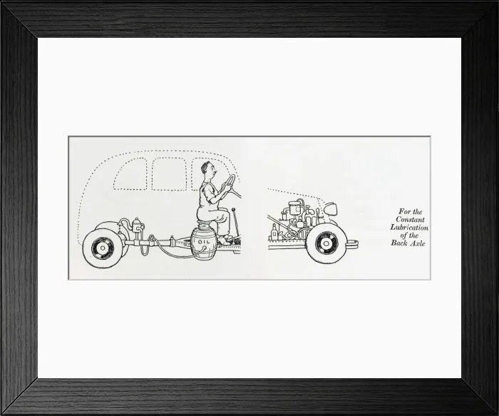 Framed Print : Car cross section 4 / W H Robinson Framed Print : Car cross section 4 / W H Robinson