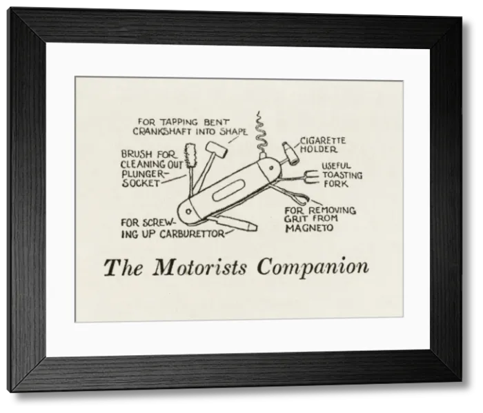 Framed Print : The Motorists companion / W H Robinson Framed Print : The Motorists companion / W H Robinson