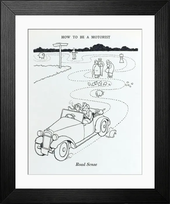 Framed Print : Road sense / W H Robinson Framed Print : Road sense / W H Robinson