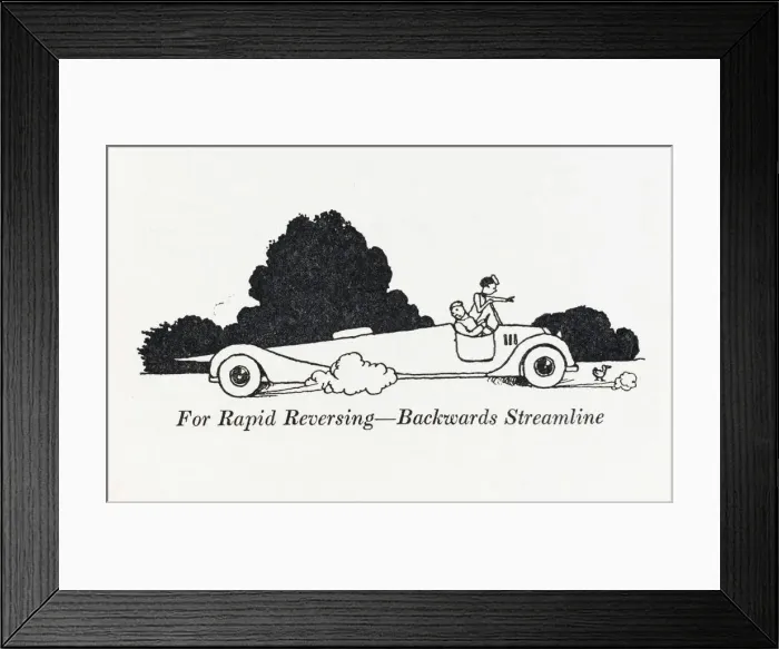 Framed Print : Rapid Reversing / W H Robinson Framed Print : Rapid Reversing / W H Robinson
