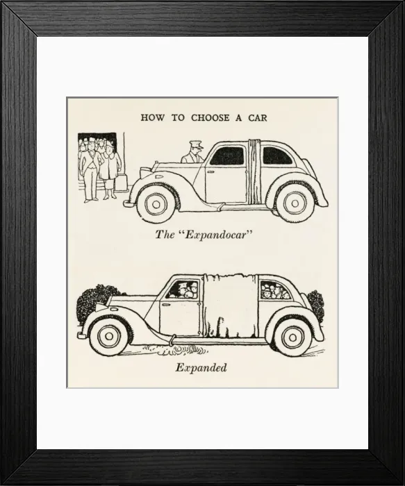Framed Print : The Expandocar / W H Robinson Framed Print : The Expandocar / W H Robinson
