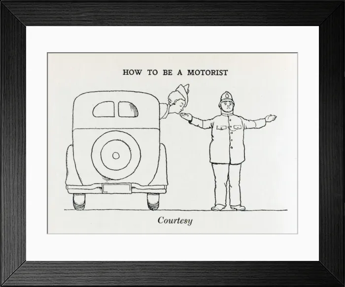 Framed Print : Road courtesy / W H Robinson Framed Print : Road courtesy / W H Robinson