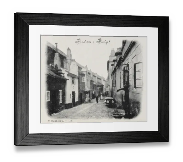 Framed Print : Small backsteet in Prague, Czech Republic Framed Print : Small backsteet in Prague, Czech Republic
