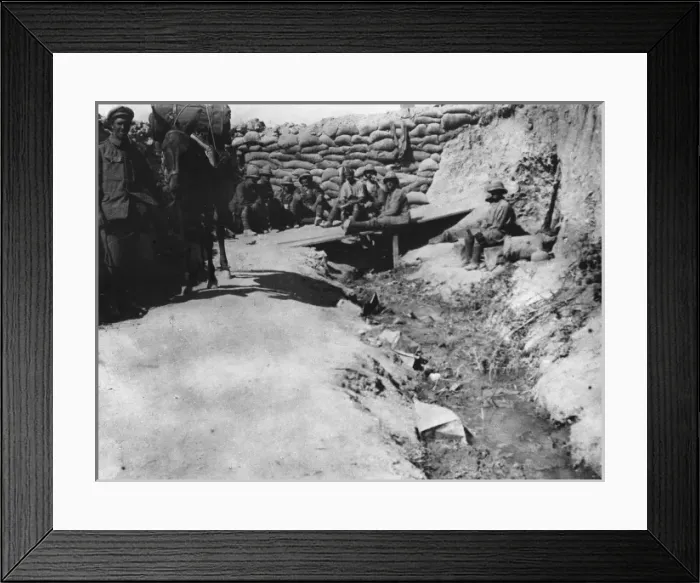 Framed Print : Communications trench at Gallipoli WWI Framed Print : Communications trench at Gallipoli WWI
